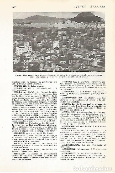 Postkarten: LAMINA VOX 16576: Vista de Atenas - Varios