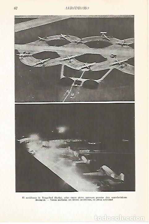 Cartoline: LAMINA VOX 16519: Aer&oacute;dromo de Tempelhof, Alemania - Varios