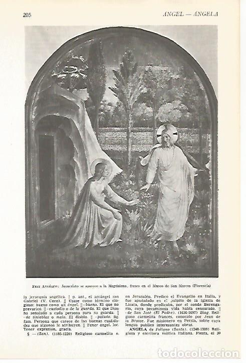Postais: LAMINA VOX 16552: Jesucristo se aparece a la Magdalena, por Fra Angelico - Varios
