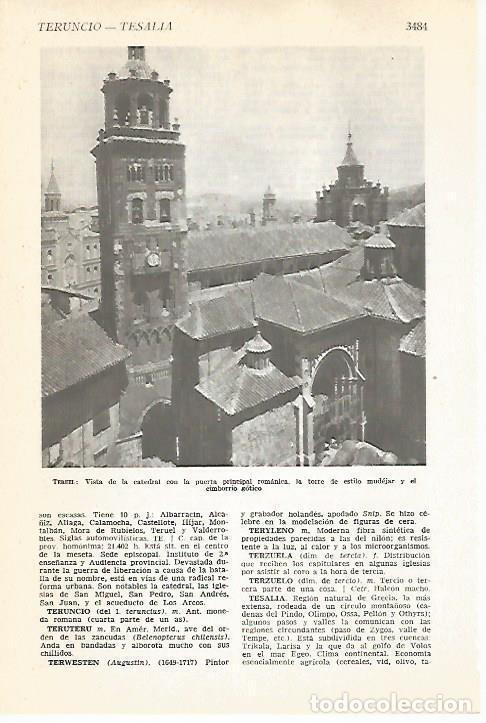 Postkarten: LAMINA VOX 16704: Catedral de Teruel - Varios