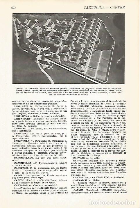 Cartes Postales: LAMINA VOX 16649: Cartuja de Valsainte, Suiza - Varios