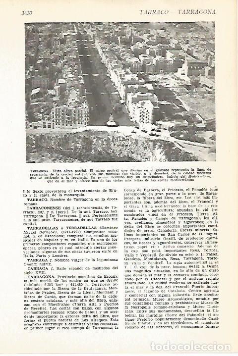 Postkarten: LAMINA VOX 16688: Vista aerea de Tarragona - Varios