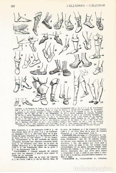 Postkarten: LAMINA VOX 16632: Tipos de calzado - Varios
