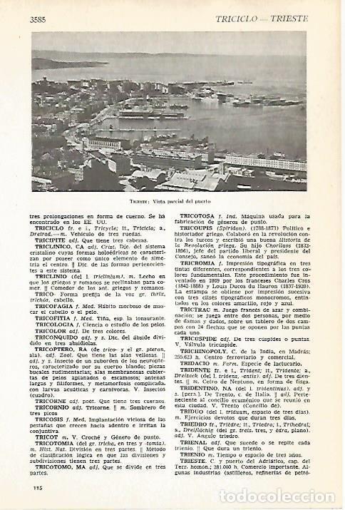 Postkarten: LAMINA VOX 16729: Puerto de Trieste, Italia - Varios