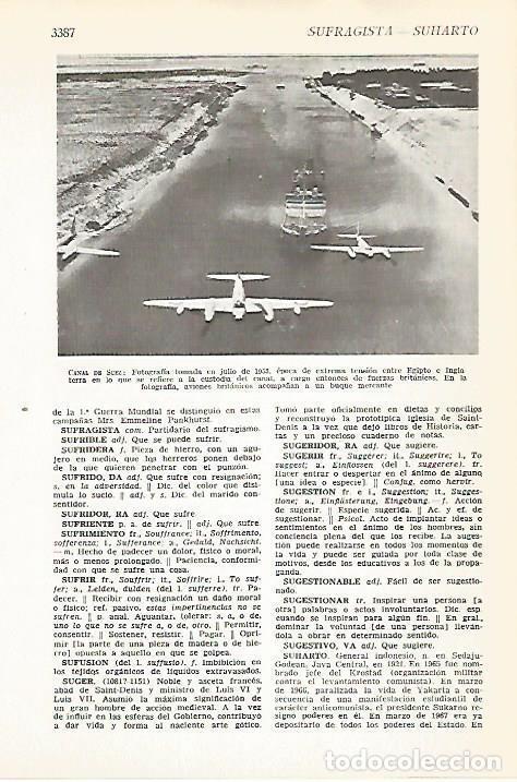 Postkarten: LAMINA VOX 16681: Canal de Suez en 1958 - Varios