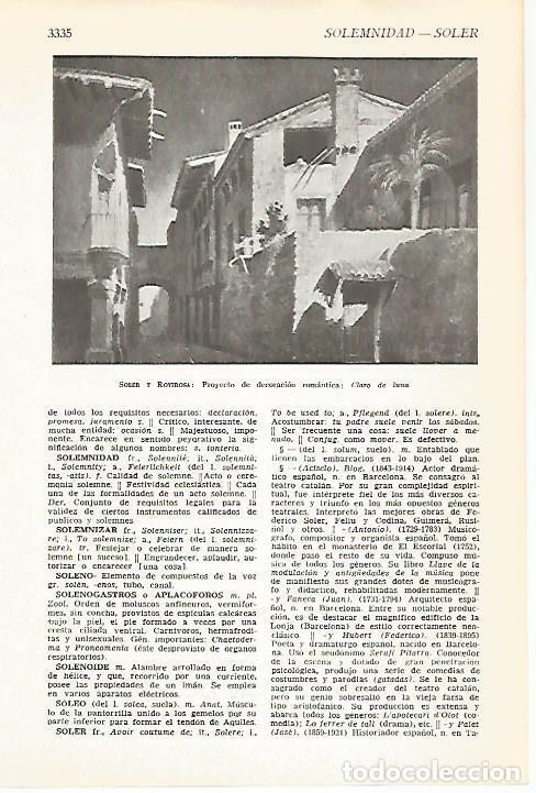 Postkarten: LAMINA VOX 16671: Claro de luna, por Soler y Rovirosa - Varios