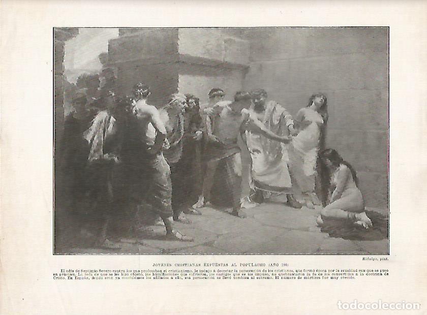 Postcards: LAMINA 18111: Cristianas expuestas al pueblo - Manuel Rodriguez Codola y Miguel S. Oliver