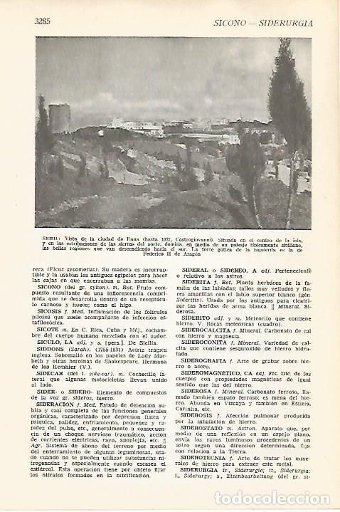 Postcards: LAMINA VOX 16662: Vista de Enna, Sicilia - Varios