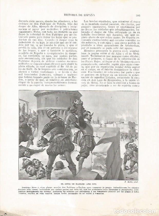 Cartes Postales: LAMINA 18063: El Sitio de Harlem en 1573 - Manuel Rodriguez Codola y Miguel S. Oliver