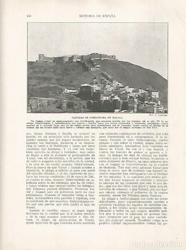 Postales: LAMINA 18157: Castillo de Gibralfaro en Malaga - Manuel Rodriguez Codola y Miguel S. Oliver