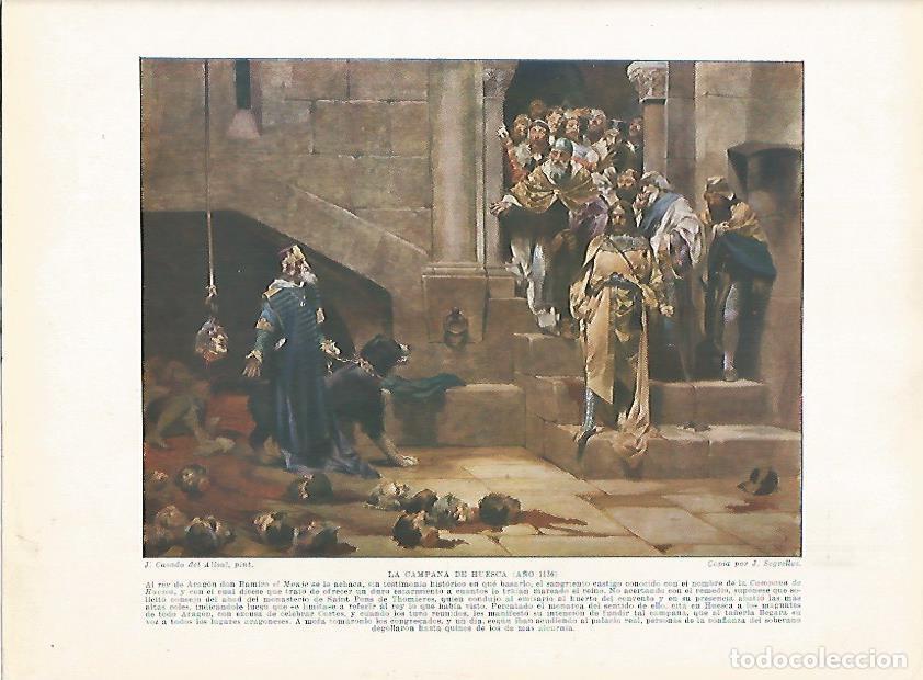 Postais: LAMINA 18183: La Campa&ntilde;a de Huesca en el 1136 - Manuel Rodriguez Codola y Miguel S. Oliver