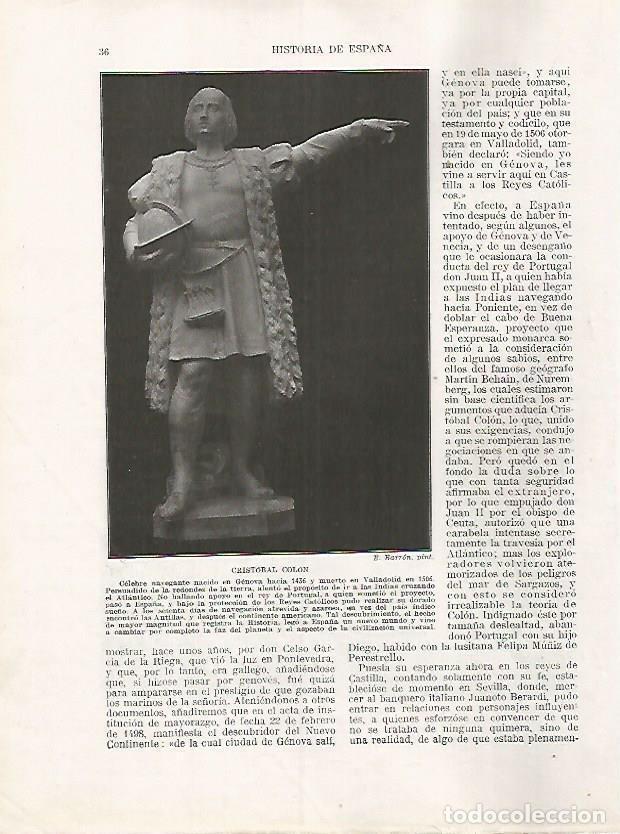 Cartoline: LAMINA 17911: Cristobal Colon - Manuel Rodriguez Codola y Miguel S. Oliver