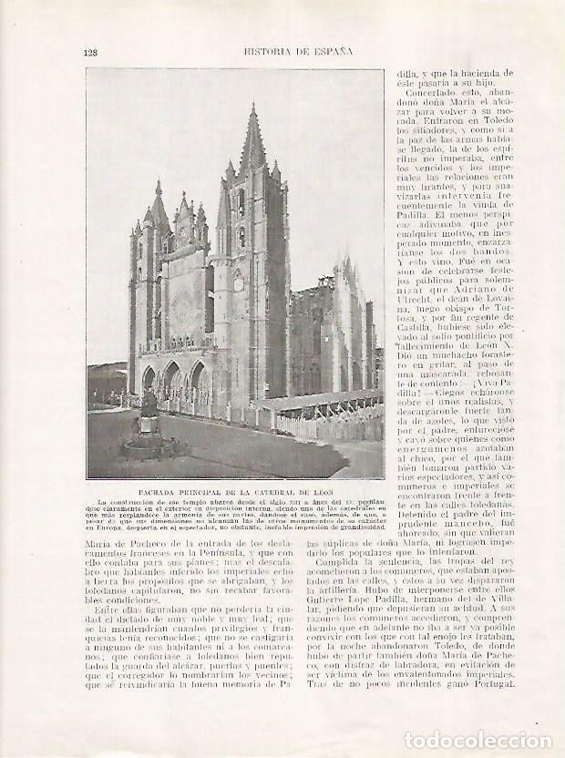 Postales: LAMINA 17965: Catedral de Leon - Manuel Rodriguez Codola y Miguel S. Oliver