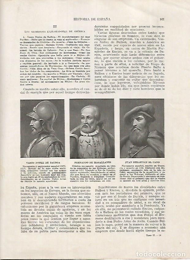 Cartes Postales: LAMINA 17992: Vasco Nu&ntilde;ez de Balboa, Fernando de Magallanes y Juan Sebastian el Cano - Manuel Rodrig