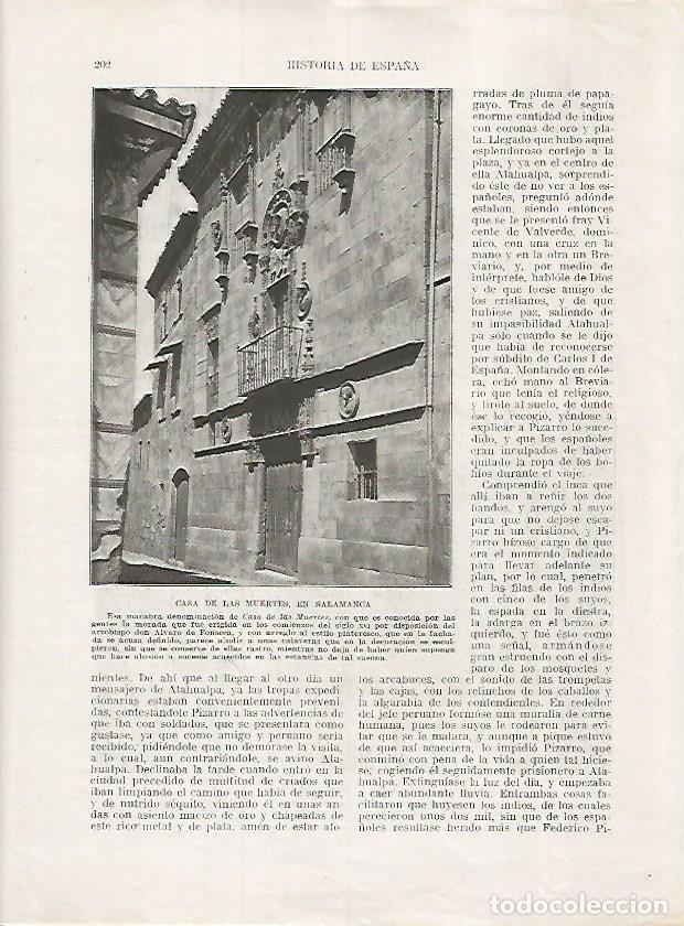 Cartes Postales: LAMINA 17987: Casa de las Muertes en Salamanca - Manuel Rodriguez Codola y Miguel S. Oliver
