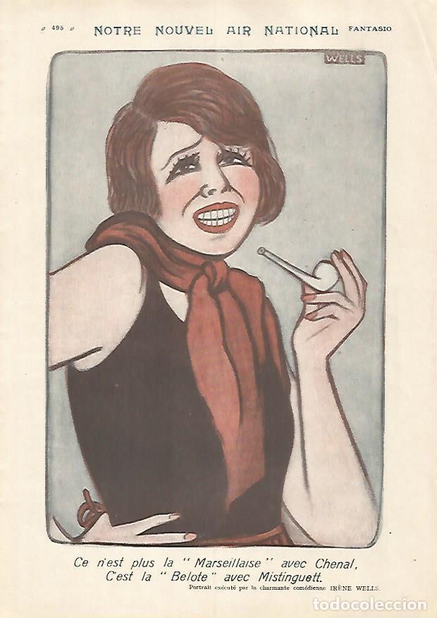 Postcards: LAMINA 17831: Notre nouvel air national. Dibujo de Irene Wells - Varios