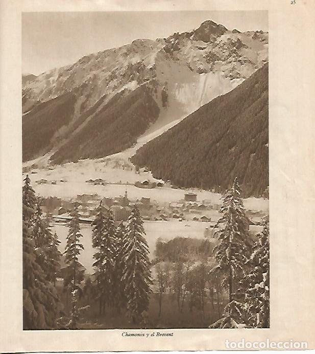 Postales: LAMINA 18481: Chamonix y el Brevent - VVAA