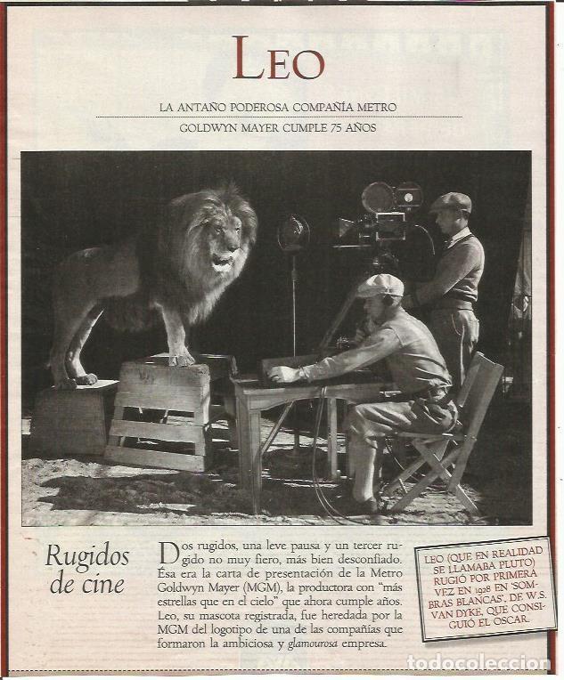 Cartoline: LAMINA 18887: Leo, el rugido del cine - NULL