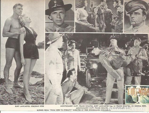 Cartoline: LAMINA 18832: Burt Lancaster, Deborah Kerr y Montgomery Clift - NULL