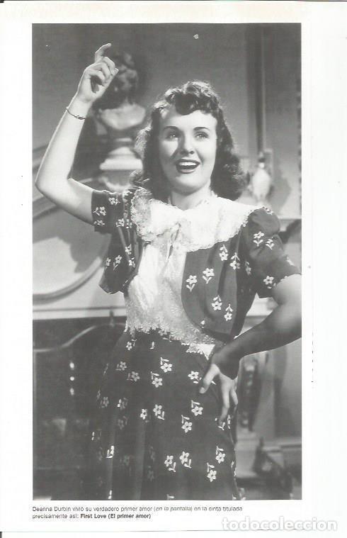 Postkarten: LAMINA 18894: Deanna Durbin en El primer amor - NULL