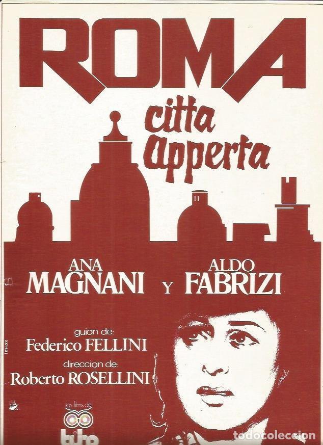 Cartes Postales: LAMINA 18896: Roma citta apperta - NULL