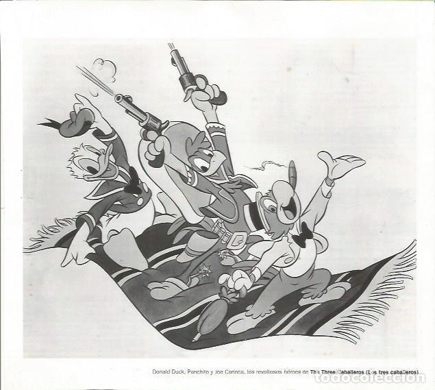 Postales: LAMINA 18814: El pato Donald, Panchito y Joe Carioca en Los tres caballeros - NULL