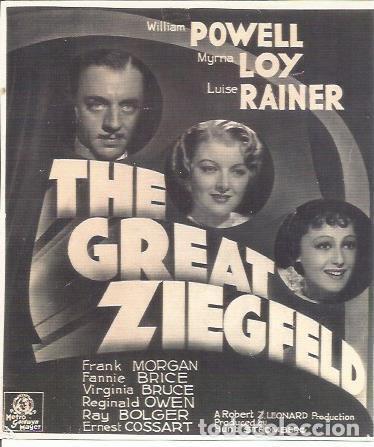 Postales: POSTAL A0996: The Great Ziegfeld - NULL