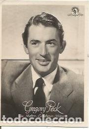 Postales: POSTAL A1025: Gregory Peck - Foto 1