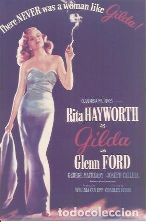 Postales: POSTAL A0938: Rita Hayworth en Gilda - Foto 1