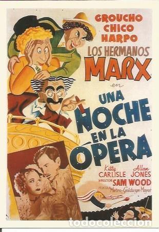 Postcards: POSTAL A0876: Una noche en la opera