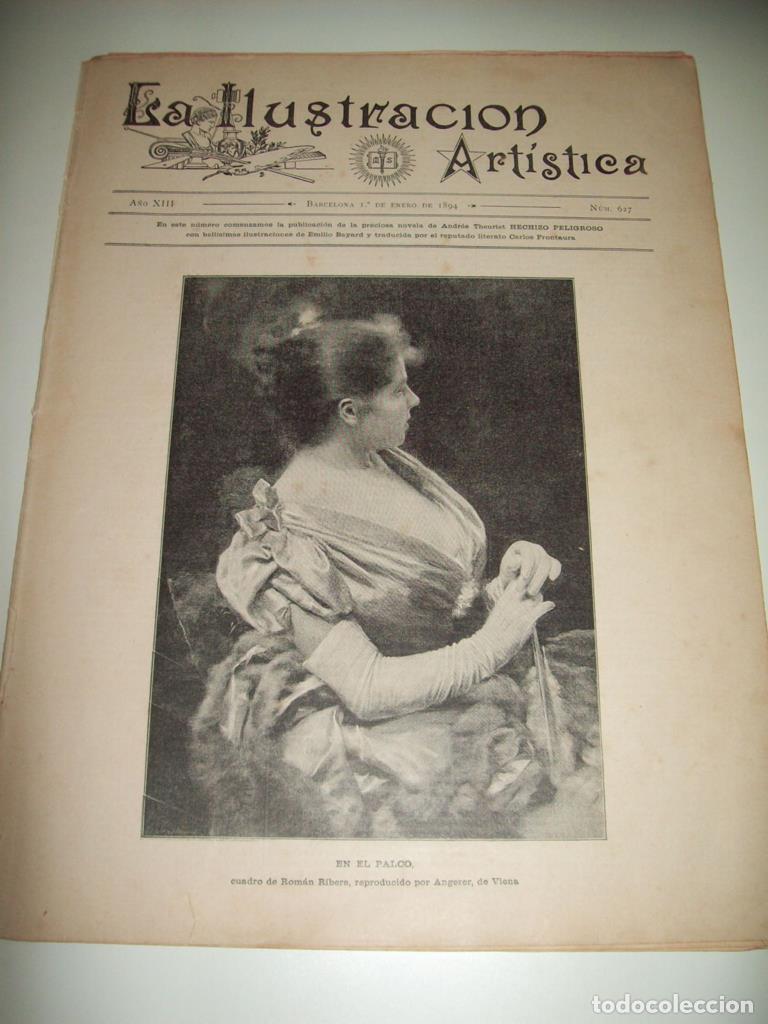 Postkarten: LAMINA ILUSTRACION ARTISTICA 19951: En el palco, por Roman Ribera - Varios