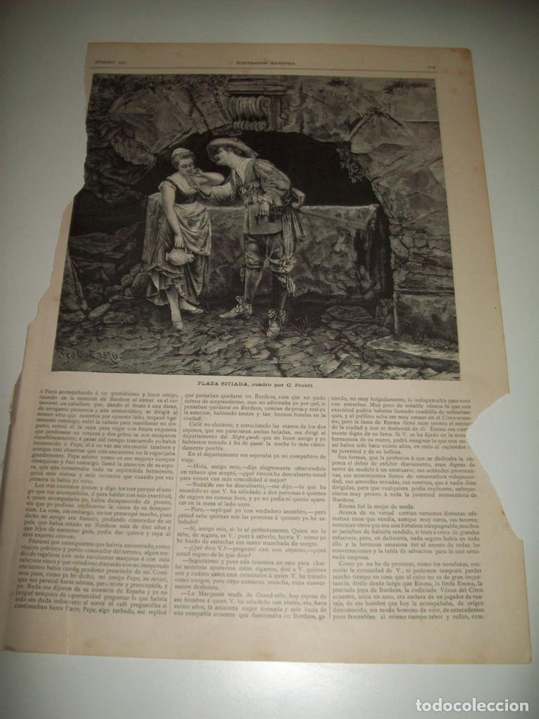 Postkarten: LAMINA ILUSTRACION ARTISTICA 19811: Plaza sitiada, por Probft - Varios