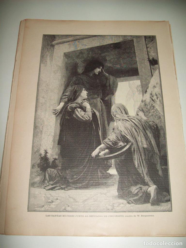 Postkarten: LAMINA ILUSTRACION ARTISTICA 19919: Las santas mujeres junto al sepulcro de Jesucristo, por Bouguere