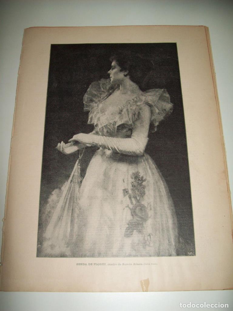 Postkarten: LAMINA ILUSTRACION ARTISTICA 19883: Senda de flores, por R. Ribera - Varios