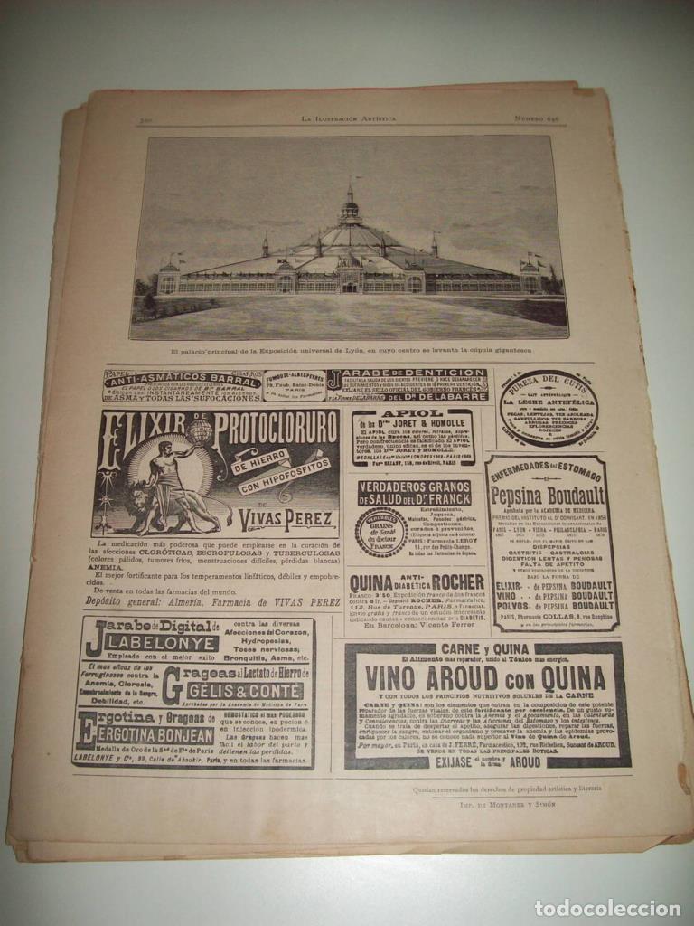 Postkarten: LAMINA ILUSTRACION ARTISTICA 19878: Palacio de la Exposicion Universal de Lyon - Varios