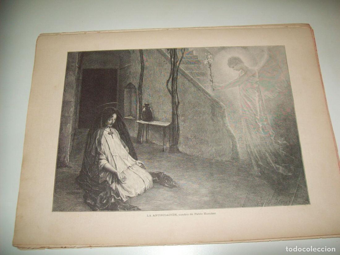 Postales: LAMINA ILUSTRACION ARTISTICA 19926: La Anunciacion, por P. Hoecker - Varios