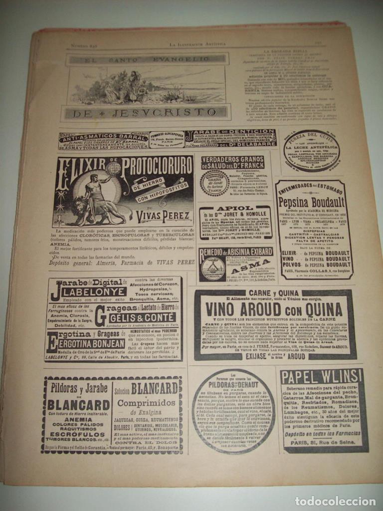 Postales: LAMINA ILUSTRACION ARTISTICA 19921: Publicidad de El Santo Evangelio de Jesucristo - Varios