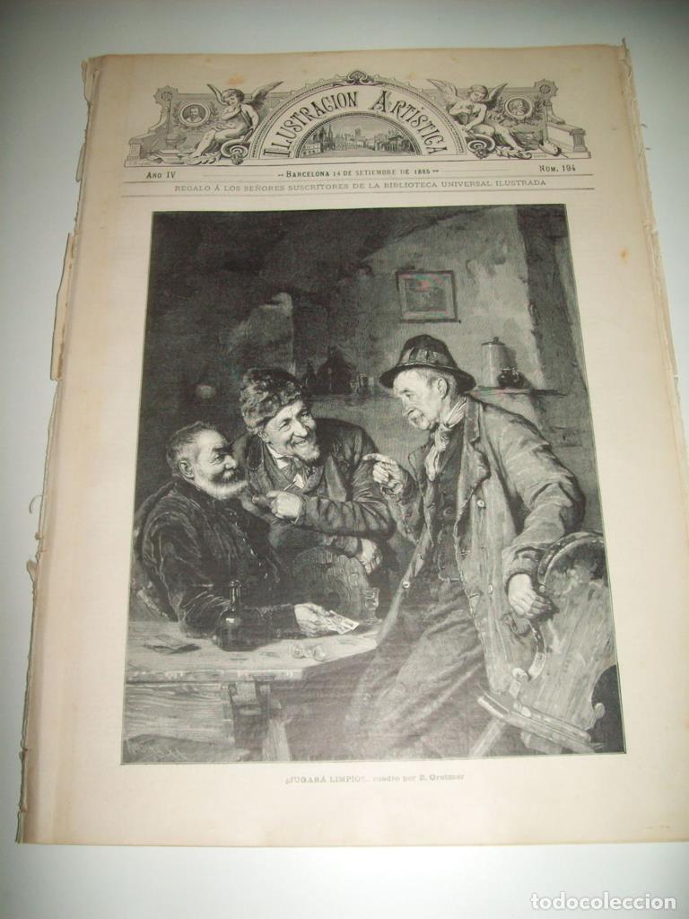 Postales: LAMINA ILUSTRACION ARTISTICA 19795: Cuadro por E. Grutzner - Varios