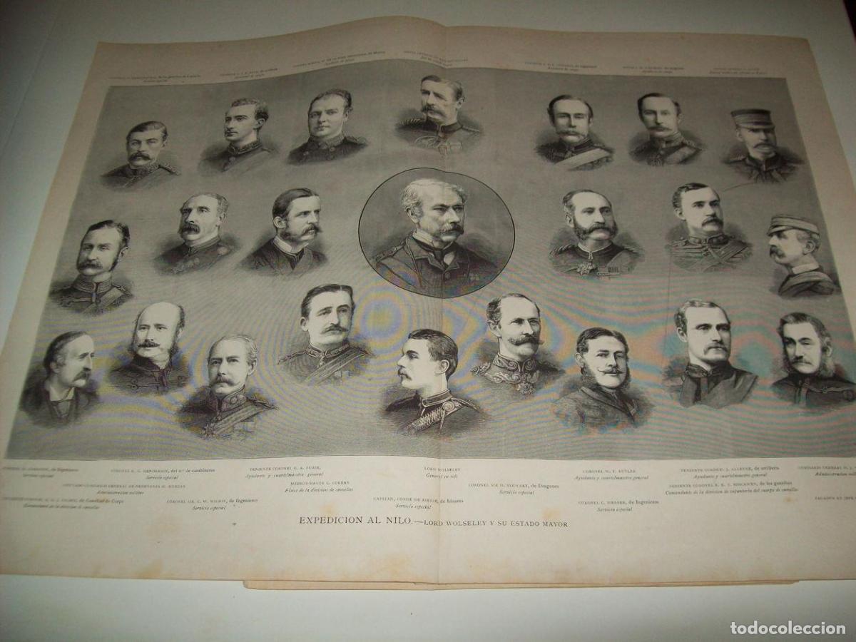 Postales: LAMINA ILUSTRACION ARTISTICA 19650: Expedicion al Nilo por Lord Wolseley - Varios