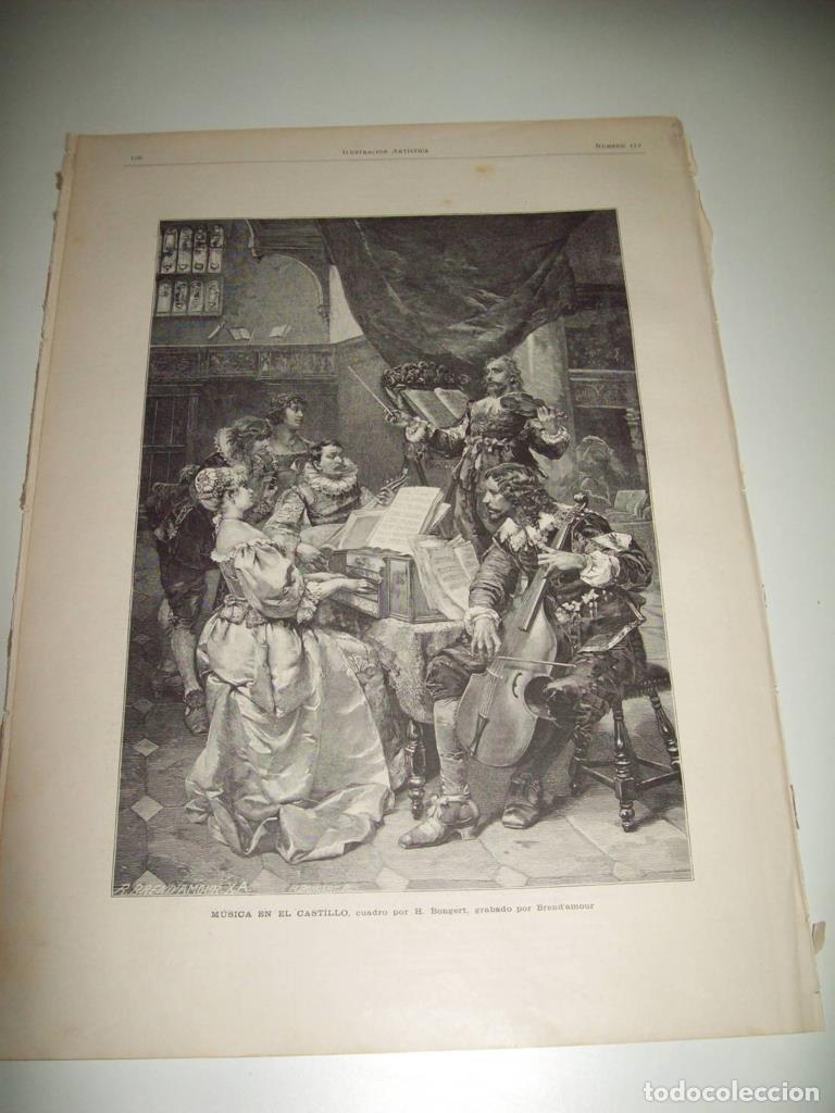 Postales: LAMINA ILUSTRACION ARTISTICA 19697: Musica en el castillo, por Brend'amour - Varios