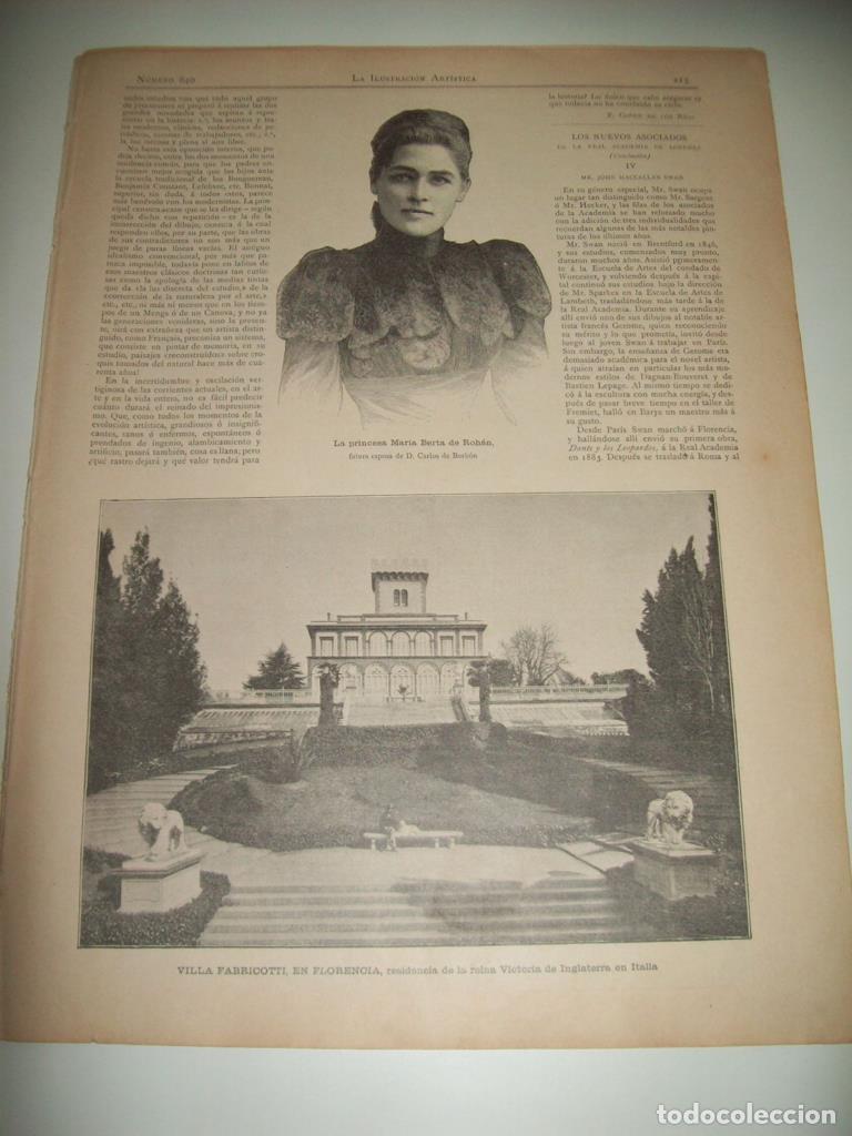 Postales: LAMINA ILUSTRACION ARTISTICA 19904: Villa Fabricotti en Florencia - Varios