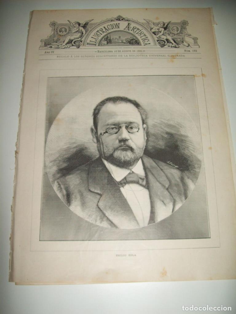 Postales: LAMINA ILUSTRACION ARTISTICA 19772: Emilio Zola - Varios