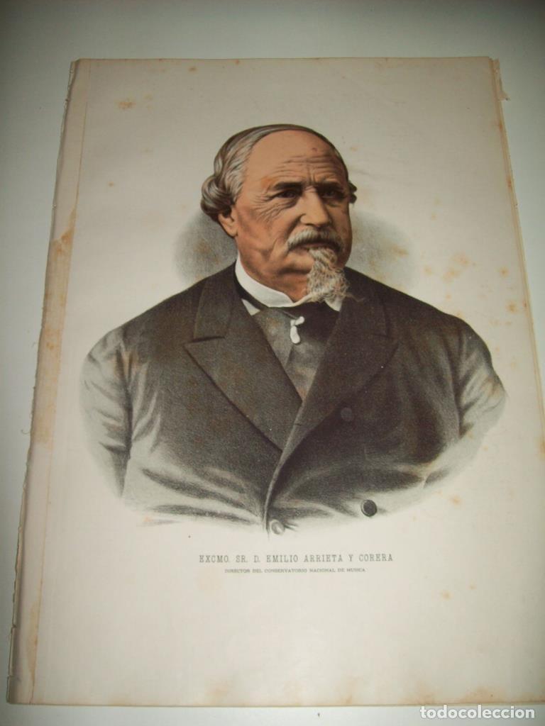 Postales: LAMINA ILUSTRACION ARTISTICA 19767: Emilio Arrieta y Corera - Varios