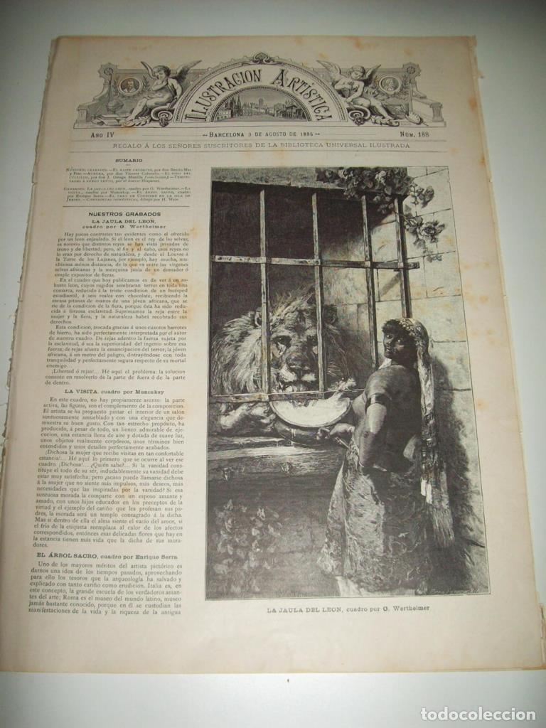 Postcards: LAMINA ILUSTRACION ARTISTICA 19768: La jaula del leon, por Wertheimer - Varios