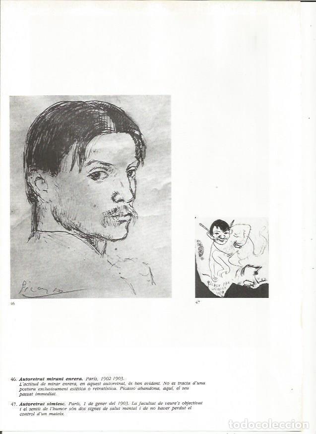 Postales: LAMINA 19367: Autorretrato mirando atr&aacute;s y Autorretrato simiesco - Josep Palau i Fabre