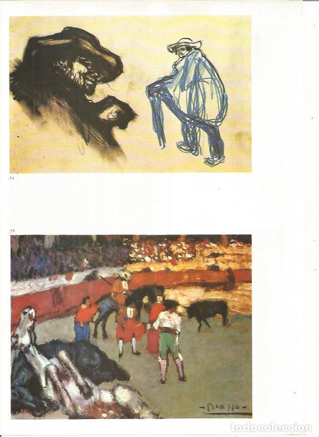 Cartoline: LAMINA 19359: Siluetas toledanas y Escena de corrida - Josep Palau i Fabre