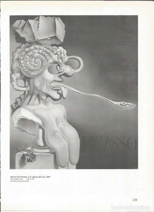Postales: LAMINA 19317: Retrato de Picasso en la gloria del sol,por Dali - Varios