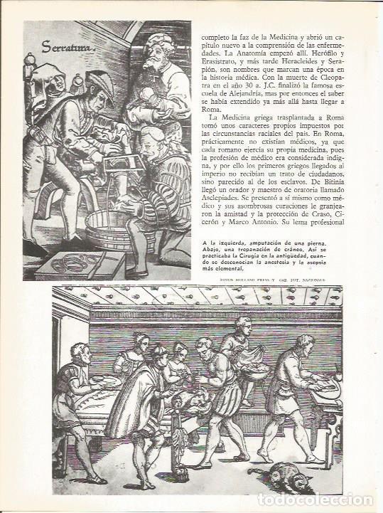 Cartes Postales: LAMINA 19535: Practicas de cirugia en grabados antiguos - Jaime Ministral