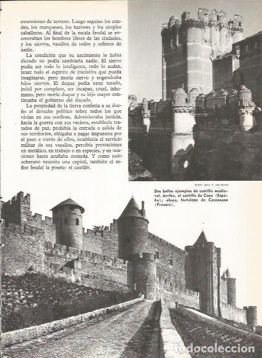 Cartes Postales: LAMINA 19513: Castillo de Coca y fortaleza de Carcasona - Jaime Ministral