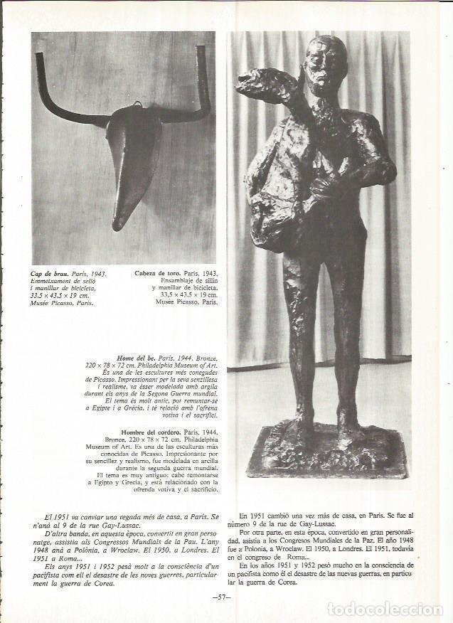 Cartoline: LAMINA 19000: Cabeza de toro y Hombre del cordero - Alexandre Cirici
